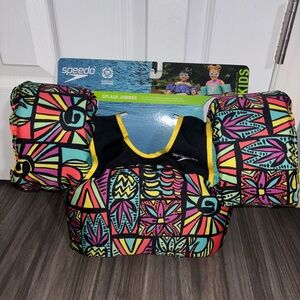 Speedo Kids Swim - Black and Multicolor